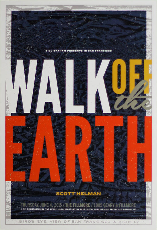Walk Off The Earth 2015 Fillmore F1345 Poster