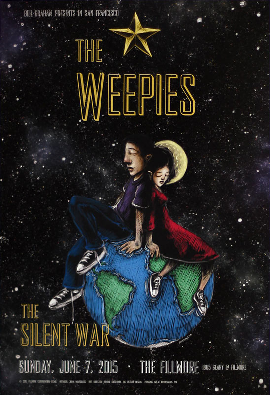The Weepies 2015 Fillmore F1346 Poster