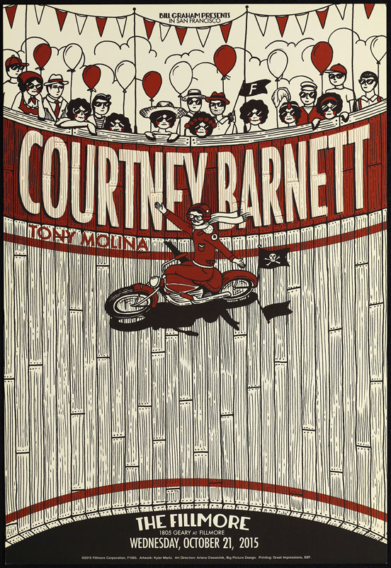 Courtney Barnett  Fillmore F1365 Poster