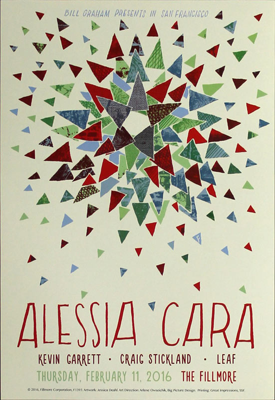 Alessia Cara 2016 Fillmore F1393 Poster