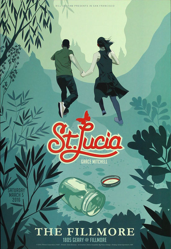 St. Lucia 2016 Fillmore F1397 Poster