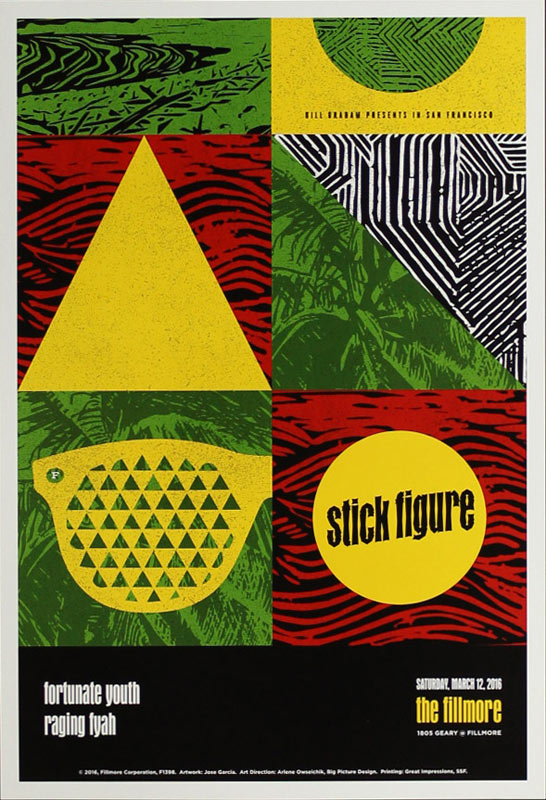 Stick Figure 2016 Fillmore F1398 Poster