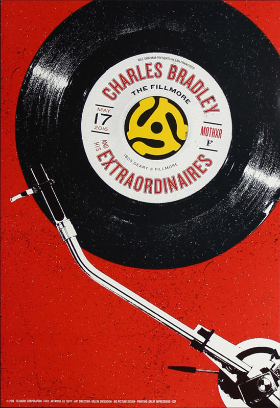 Charles Bradley 2016 Fillmore F1413 Poster