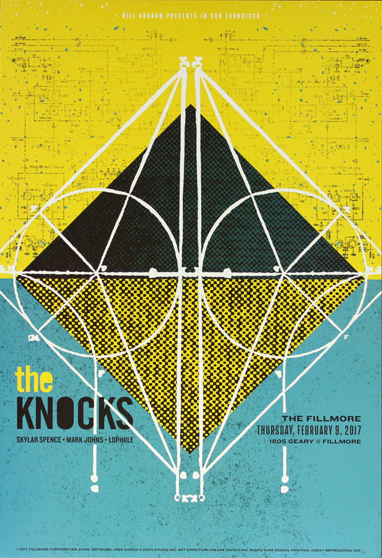 The Knocks 2017 Fillmore F1460 Poster