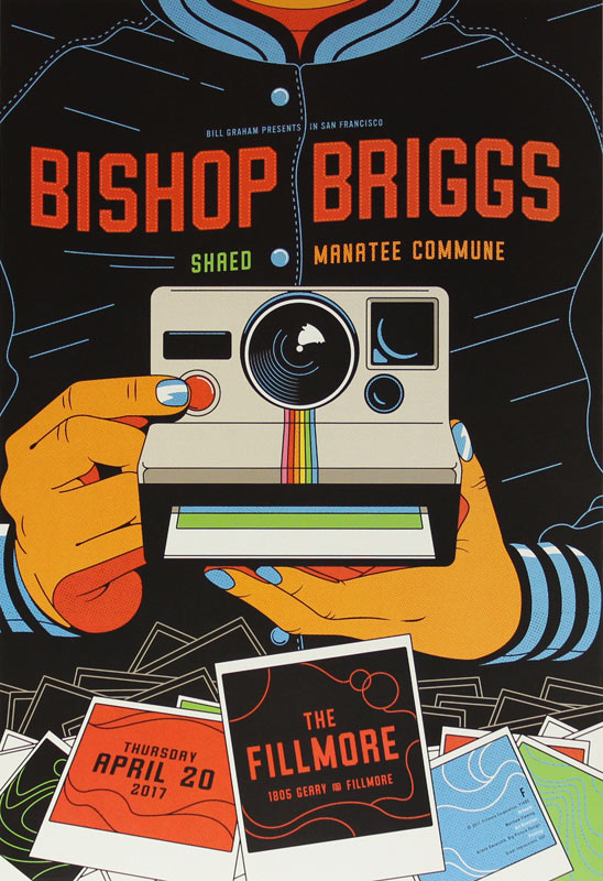 Bishop Briggs 2017 Fillmore F1480 Poster