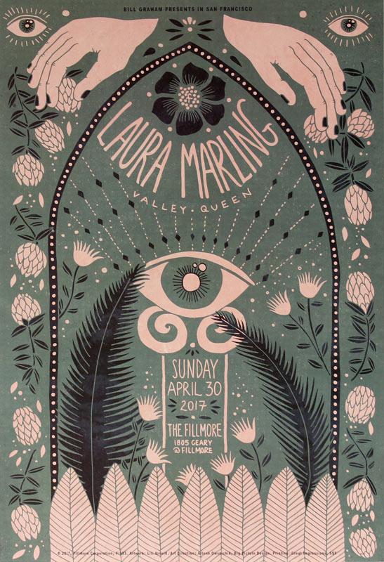 Laura Marling 2017 Fillmore F1483 Poster