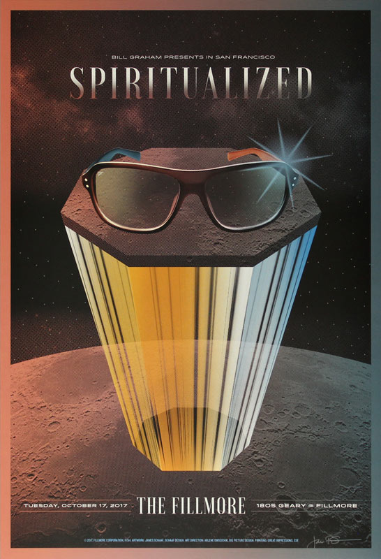 Spiritualized 2017 Fillmore F1514 Poster