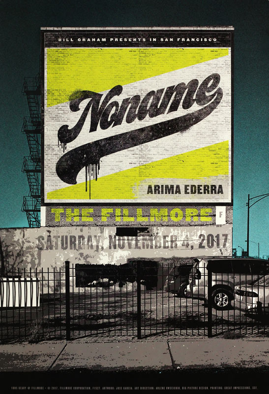 Noname 2017 Fillmore F1527 Poster