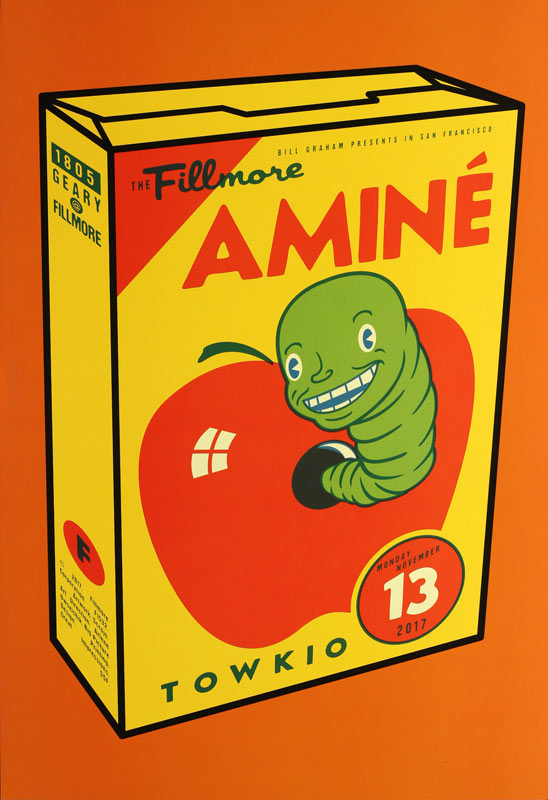 Aminé 2017 Fillmore F1532 Poster