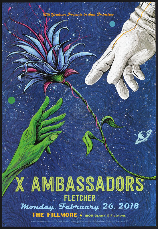X Ambassadors  Fillmore F1555 Poster