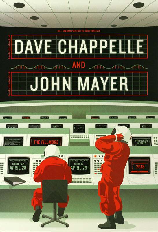 Dave Chappelle 2018 Fillmore F1572 Poster