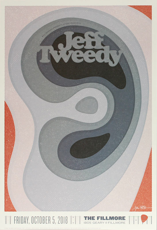 Jeff Tweedy 2018 Fillmore F1597 Poster
