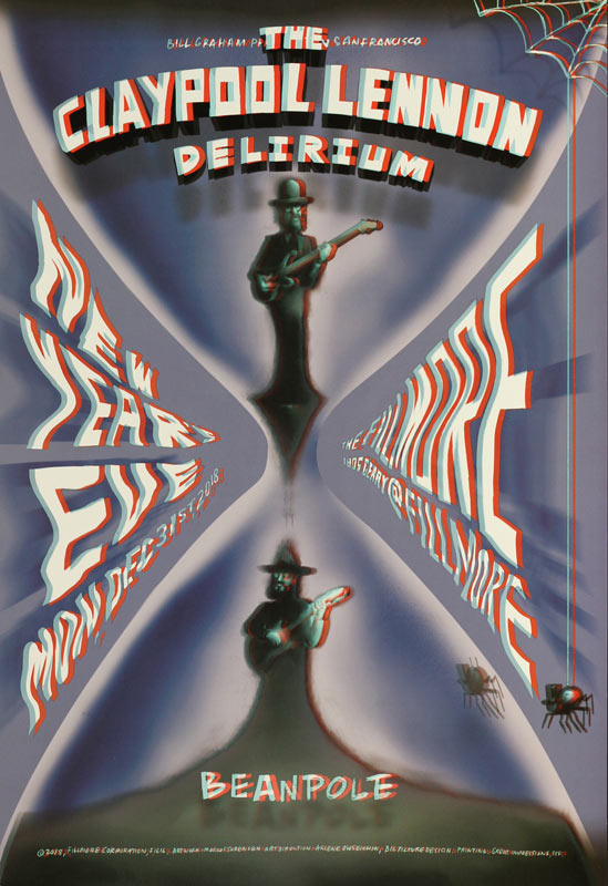 The Claypool Lennon Delirium  Fillmore F1616 Poster