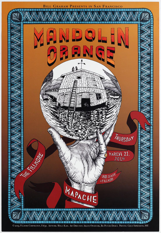 Mandolin Orange  Fillmore F1630 Poster