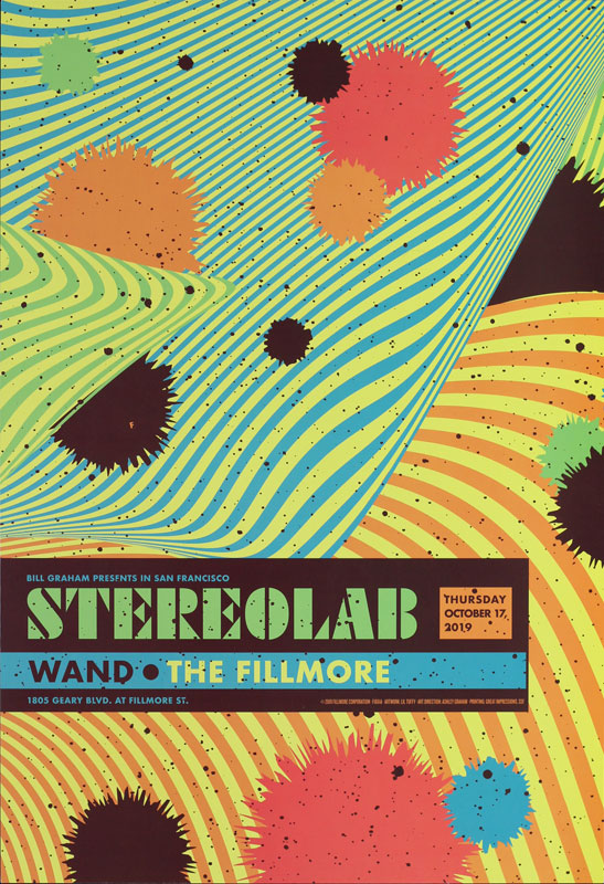 Stereolab  Fillmore F1661A Poster