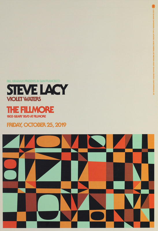 Steve Lacy  Fillmore F1663 Poster