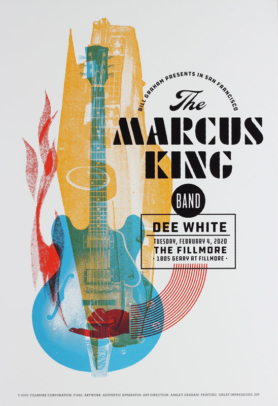The Marcus King Band  Fillmore F1682 Poster