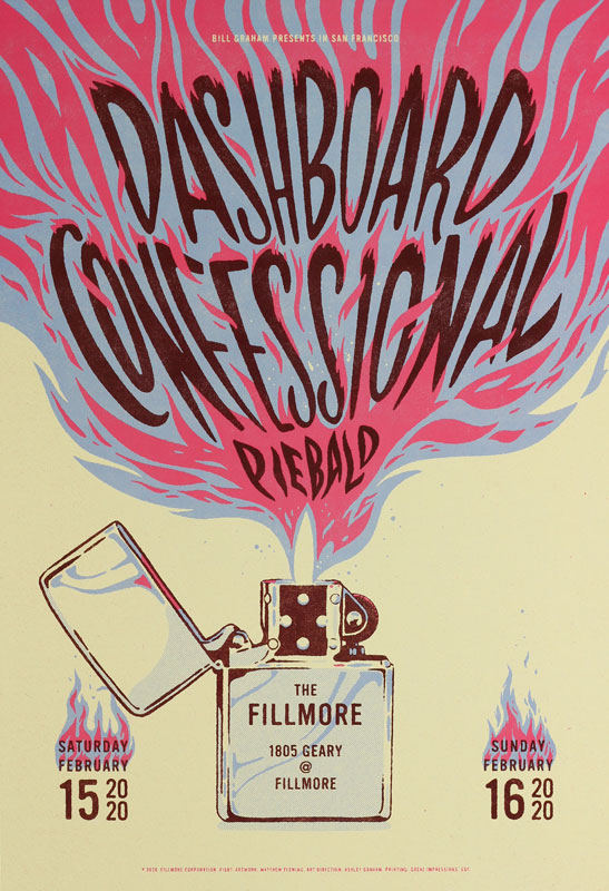 dashboard confessional tour poster