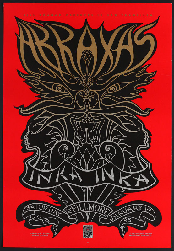 Abraxas 1995 Fillmore F175 Poster