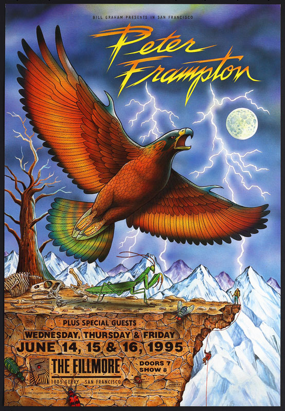 Peter Frampton 1995 Fillmore F193 Poster