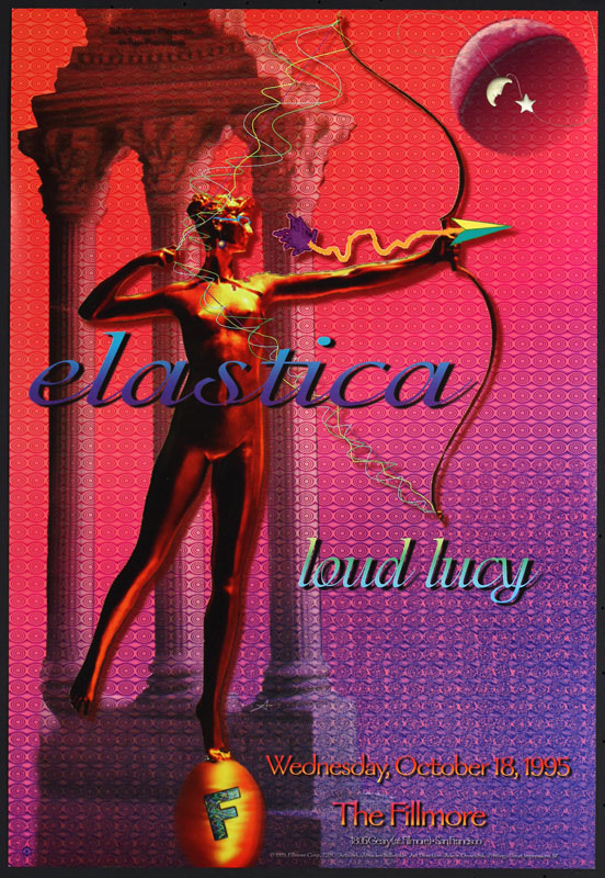 Elastica 1995 Fillmore F201 Poster