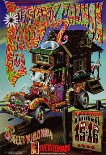 Leftover Salmon 1996 Fillmore F210 Poster