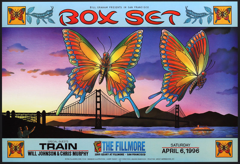 Box Set - Train 1996 Fillmore F213 Poster