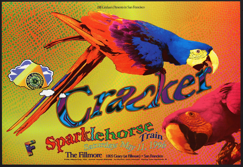 Cracker - Train 1996 Fillmore F223 Poster