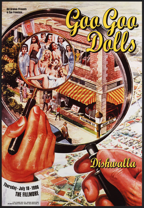 Goo Goo Dolls 1996 Fillmore F230 Poster
