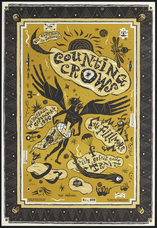 Counting Crows 1996 Fillmore F235 Poster