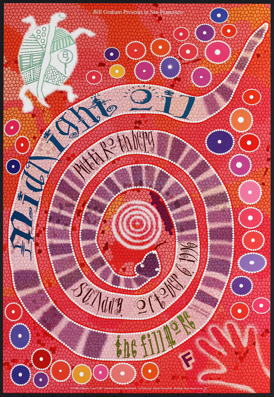 Midnight Oil 1996 Fillmore F240 Poster