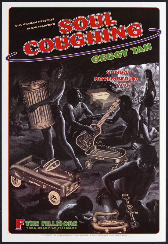 Soul Coughing 1996 Fillmore F246 Poster