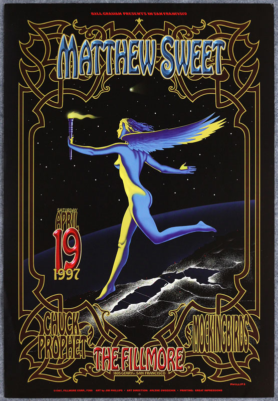 Matthew Sweet 1997 Fillmore F266 Poster