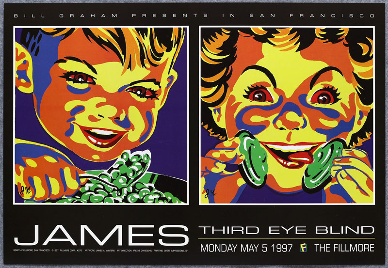 James 1997 Fillmore F270 Poster