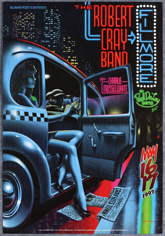 The Robert Cray Band 1997 Fillmore F272 Poster