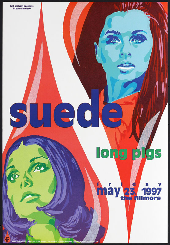 The London Suede 1997 Fillmore F274 Poster