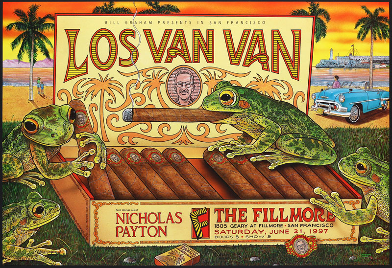 Los Van Van 1997 Fillmore F277 Poster