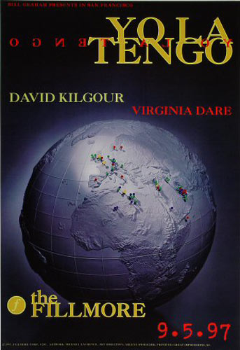 Yo La Tengo 1997 Fillmore F287 Poster