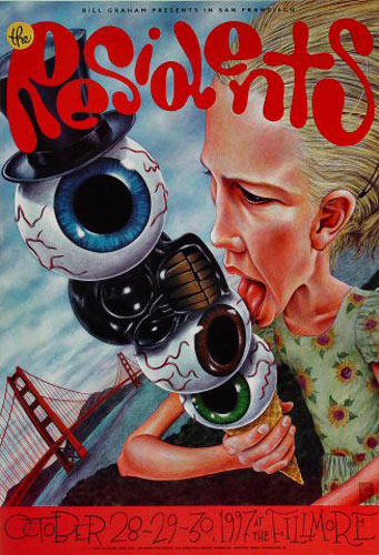 The Residents 1997 Fillmore F298 Poster
