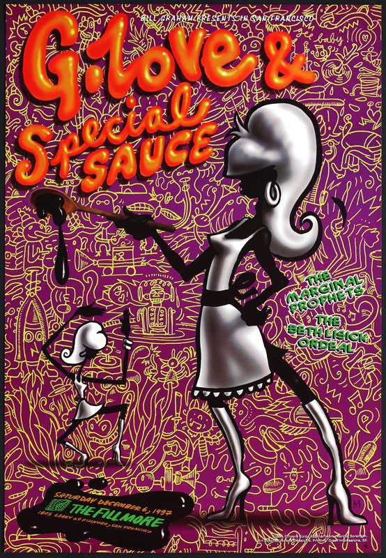 G. Love & Special Sauce 1998 Fillmore F307 Poster