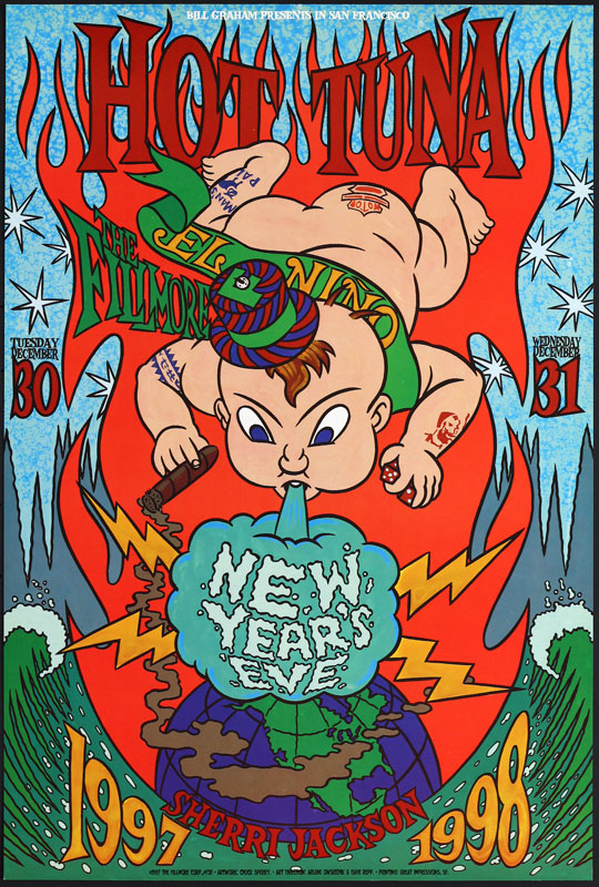 Hot Tuna 1997 Fillmore F311 Poster