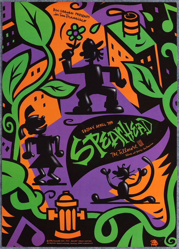 Spearhead  1998 Fillmore F322 Poster