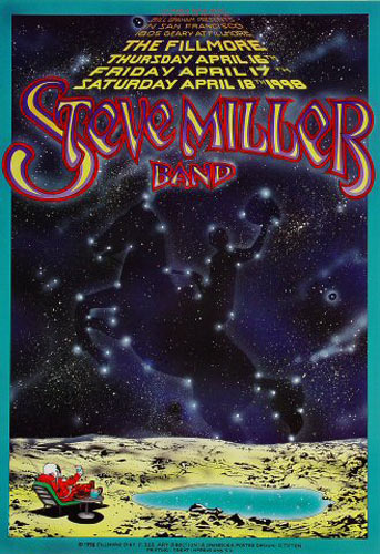 The Steve Miller Band  1998 Fillmore F323 Poster