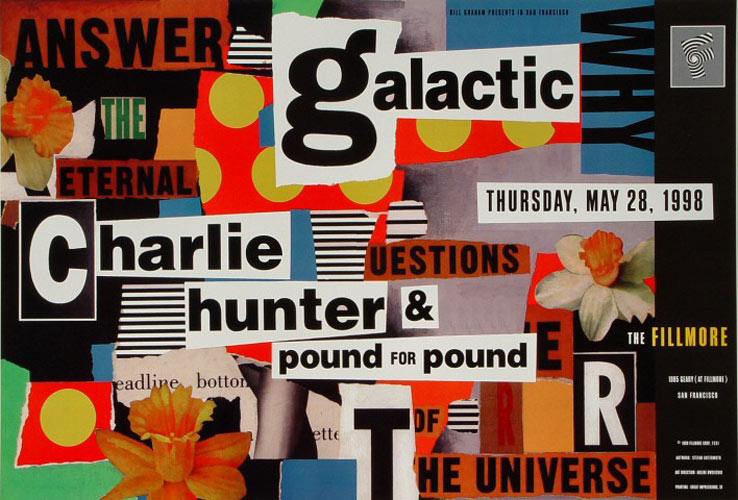 Galactic  1998 Fillmore F331 Poster