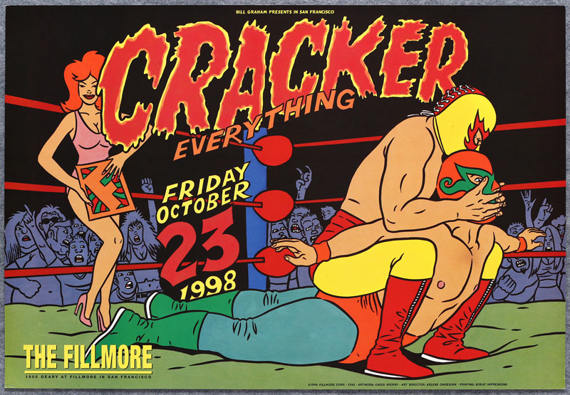 Cracker 1998 Fillmore F345 Poster