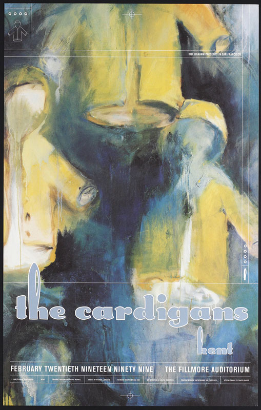 The Cardigans 1999 Fillmore F361 Poster