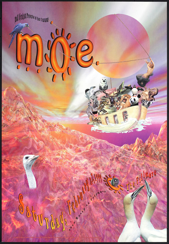 moe.  1999 Fillmore F363 Poster