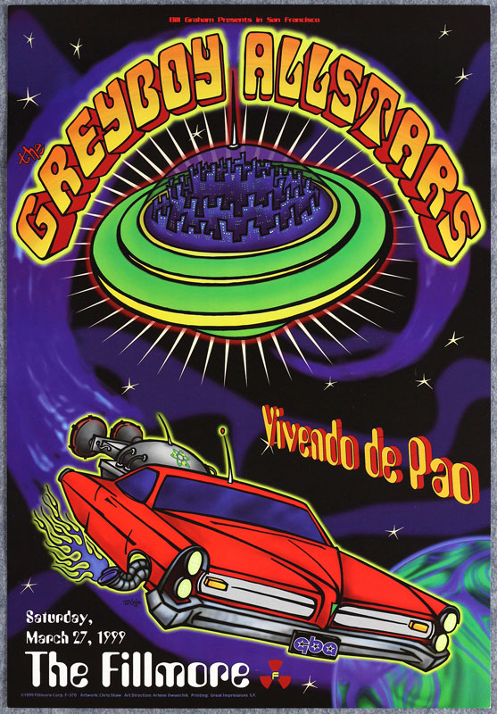 The Greyboy Allstars 1999 Fillmore F370 Poster