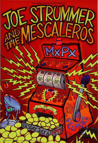 Joe Strummer & The Mescaleros 1999 Fillmore F377 Poster