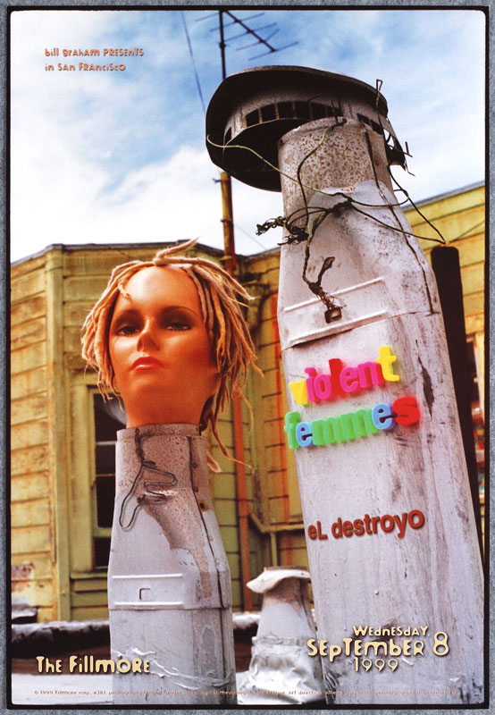 The Violent Femmes 1999 Fillmore F381 Poster